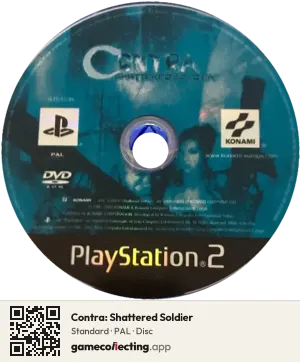 Contra: Shattered Soldier PlayStation 2, PAL disc