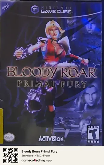 Bloody Roar: Primal Fury Nintendo GameCube, NTSC box front