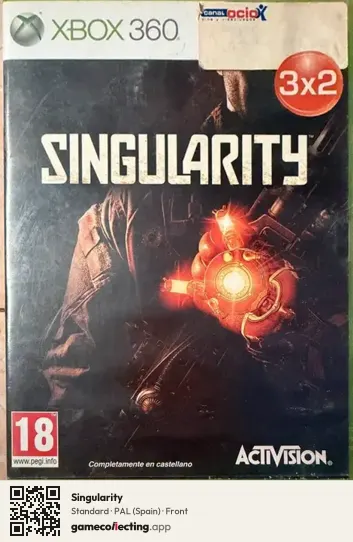Singularity Xbox 360, Spain box front
