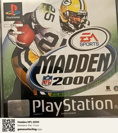 Madden NFL 2000 PlayStation, PAL box front