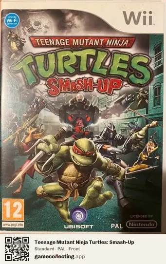 Teenage Mutant Ninja Turtles: Smash-Up Nintendo Wii, PAL box front
