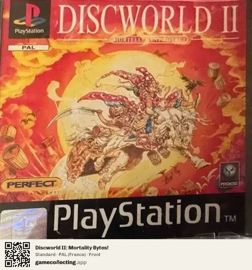 Discworld II: Mortality Bytes! PlayStation, France box front