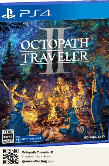 Octopath Traveler II PlayStation 4, Asia box front