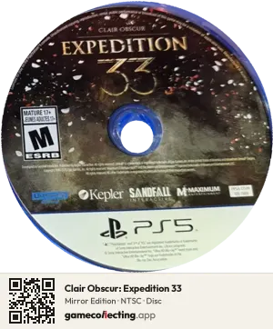 Clair Obscur: Expedition 33 PlayStation 5, NTSC disc