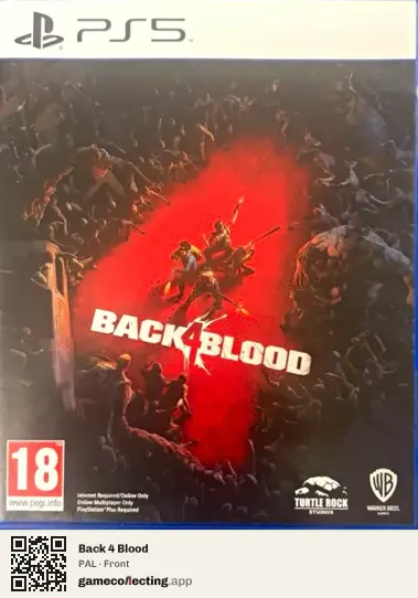 Back 4 Blood PlayStation 5, PAL box front
