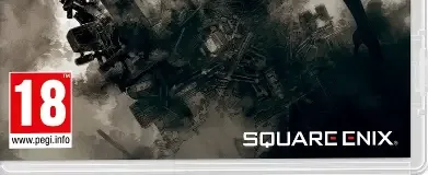 NieR: Automata, the PEGI square on its front
