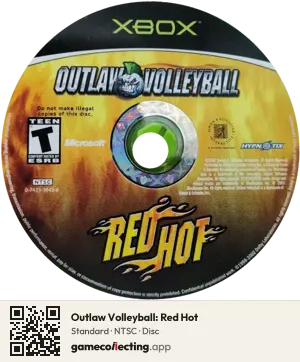 Outlaw Volleyball: Red Hot Xbox, NTSC disc