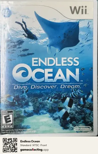 Endless Ocean Nintendo Wii, NTSC box front