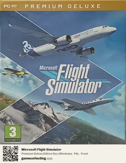 Microsoft Flight Simulator Computer, PAL box front