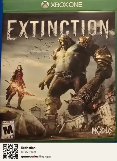 Extinction Xbox One, NTSC box front