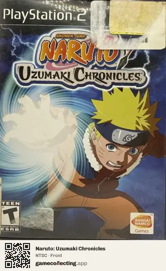 Naruto: Uzumaki Chronicles PlayStation 2, NTSC box front