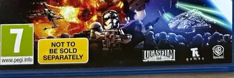 LEGO Star Wars: The Force Awakens, the PEGI square on its front