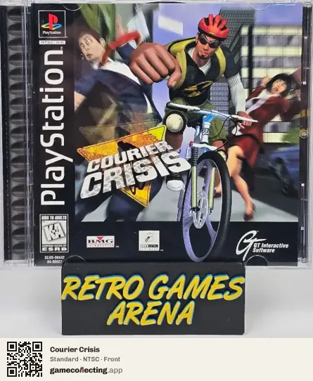 Courier Crisis PlayStation, NTSC box front