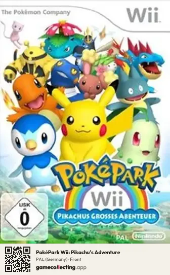 PokéPark Wii: Pikachu's Adventure Nintendo Wii, Germany box front