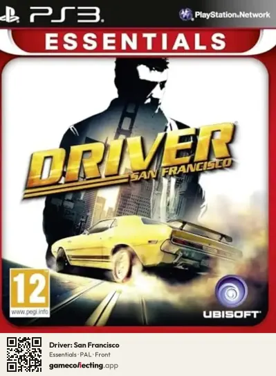 Driver: San Francisco PlayStation 3, PAL box front