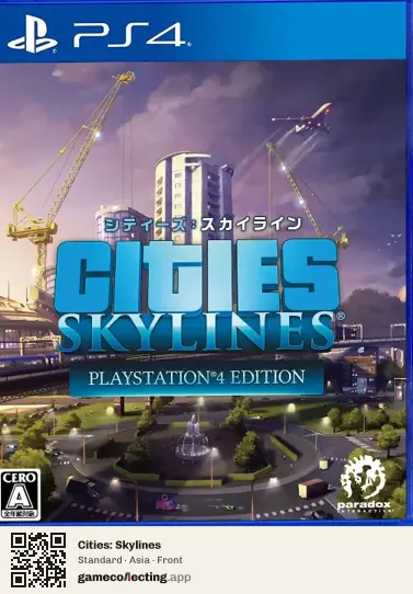Cities: Skylines PlayStation 4, Asia box front