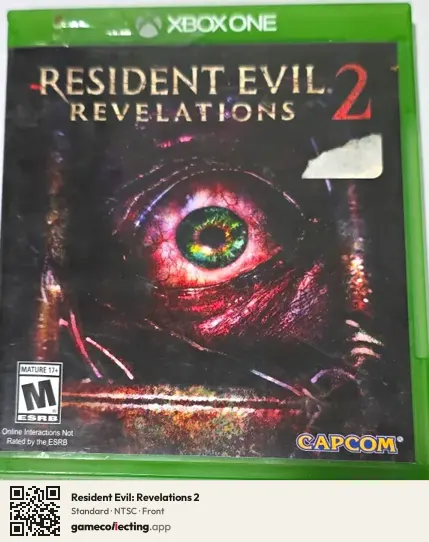 Resident Evil: Revelations 2 Xbox One, NTSC box front