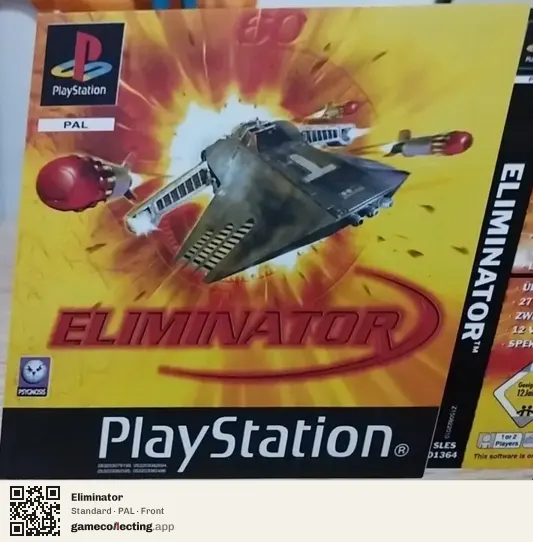 Eliminator PlayStation, PAL box front