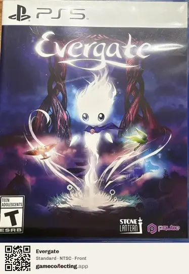 Evergate PlayStation 5, NTSC box front
