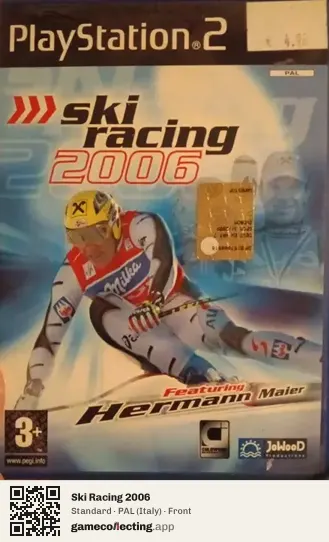 Ski Racing 2006 PlayStation 2, Italy box front