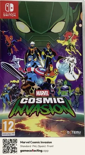 Marvel Cosmic Invasion Nintendo Switch, Spain box front