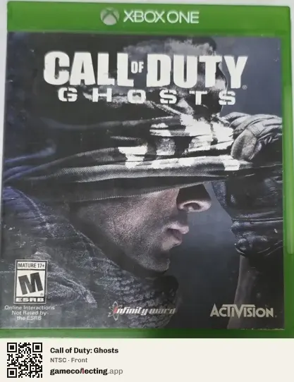Call of Duty: Ghosts Xbox One, NTSC box front