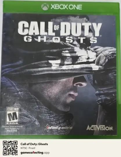 Call of Duty: Ghosts Xbox One, NTSC box front