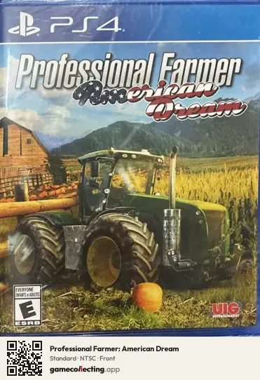 Professional Farmer: American Dream PlayStation 4, NTSC box front