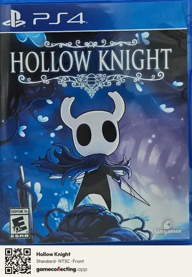 Hollow Knight PlayStation 4, NTSC box front