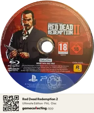 Red Dead Redemption 2 PlayStation 4, PAL disc