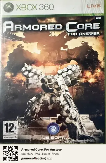 Armored Core: For Answer Xbox 360, Spain box front