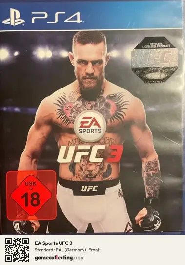 EA Sports UFC 3 PlayStation 4, Germany box front