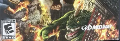 Rampage: Total Destruction, the ESRB box on its front