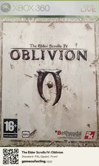 The Elder Scrolls IV: Oblivion Xbox 360, Spain box front
