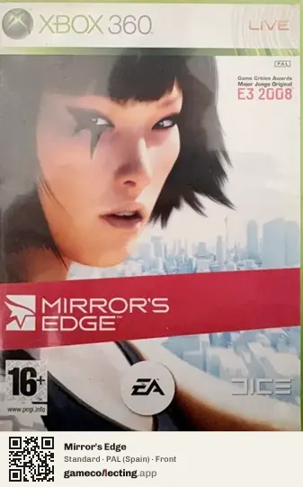 Mirror's Edge Xbox 360, Spain box front