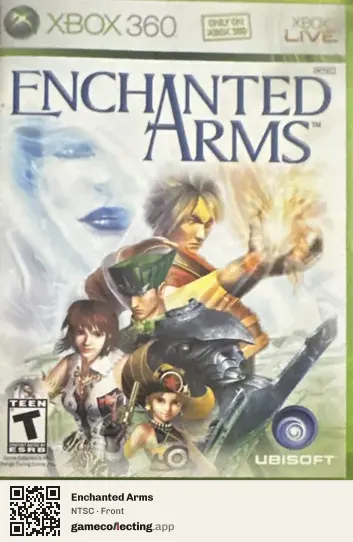 Enchanted Arms Xbox 360, NTSC box front