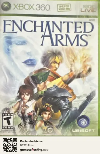 Enchanted Arms Xbox 360, NTSC box front