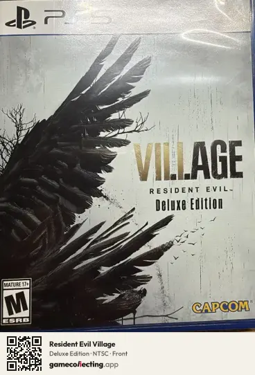 Resident Evil Village PlayStation 5, NTSC box front