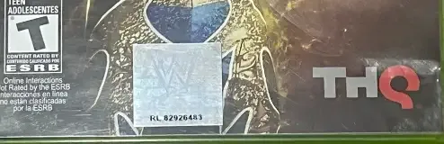 WWE '12, the ESRB box on its front