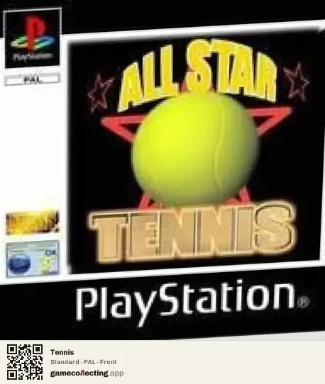 Tennis PlayStation, PAL box front