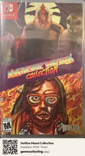 Hotline Miami Collection Nintendo Switch, NTSC box front
