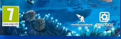 Subnautica, the PEGI square on its front