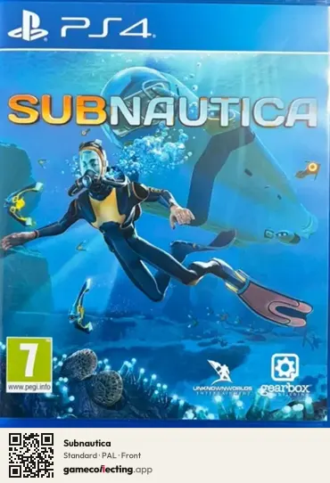 Subnautica PlayStation 4, PAL box front