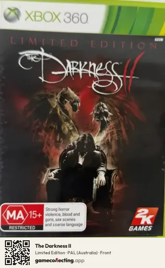 The Darkness II Xbox 360, Australia box front