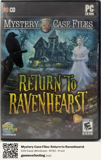 Mystery Case Files: Return to Ravenhearst Computer, NTSC box front