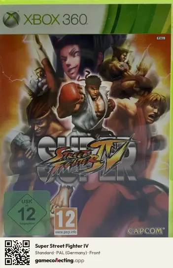 Super Street Fighter IV Xbox 360, Germany box front