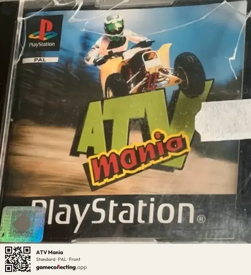 ATV Mania PlayStation, PAL box front