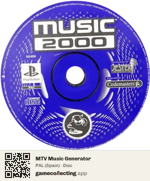 MTV Music Generator PlayStation, PAL disc