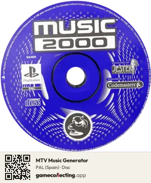 MTV Music Generator PlayStation, PAL disc