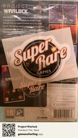 Project Warlock Nintendo Switch, PAL box back